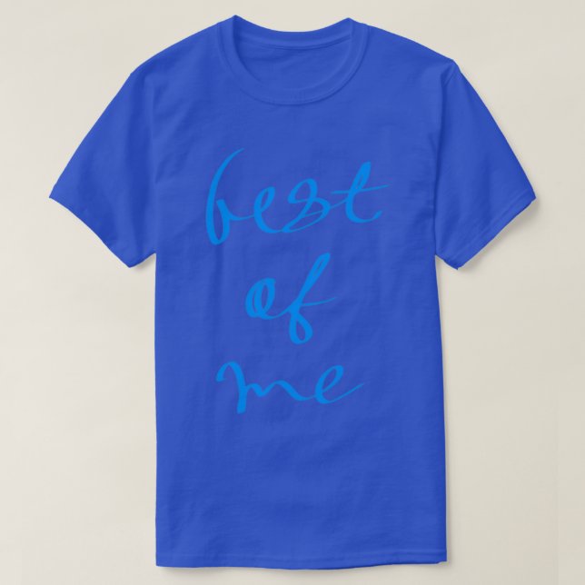 Camiseta Best of me (Diseño del anverso)