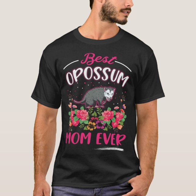 Camiseta Best Opossum Mom Ever Trash Cat Possum Opossum  1 (Anverso)