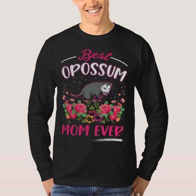 Camiseta Best Opossum Mom Ever Trash Cat Possum Opossum  1 (Anverso)