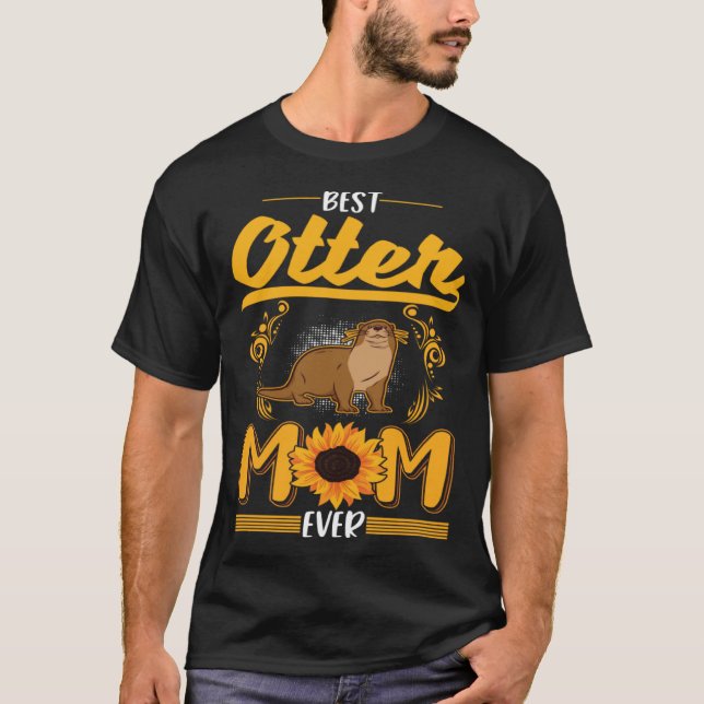 Camiseta Best Otter Mom Ever (Anverso)
