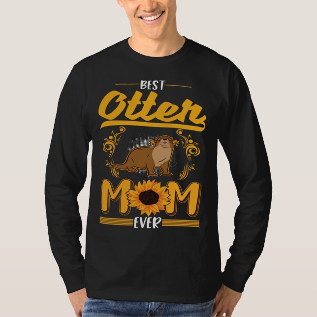 Camiseta Best Otter Mom Ever (Anverso)