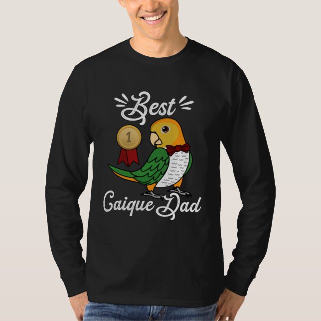 Camiseta Best Parrot Dad I White bellied Caique (Anverso)