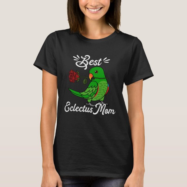 Camiseta Best Parrot Mom I Male Eclectus (Anverso)