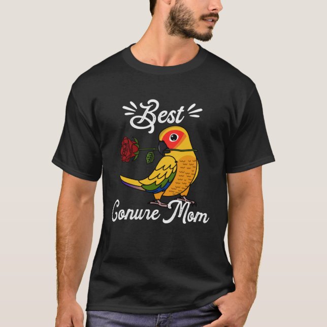 Camiseta Best Parrot Mom I Sun Conure (Anverso)