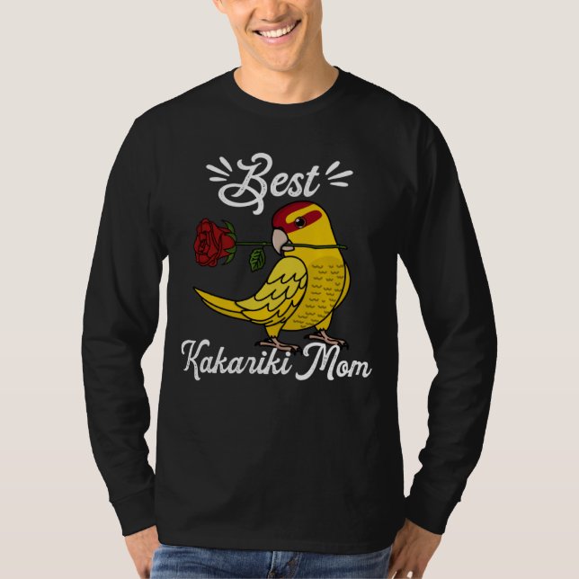 Camiseta Best Parrot Mom I Yellow Lutino Kakariki (Anverso)
