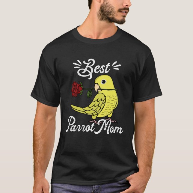 Camiseta Best Parrot Mom I Yellow Parrotlet (Anverso)