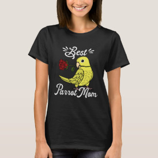 Camiseta Best Parrot Mom I Yellow Parrotlet