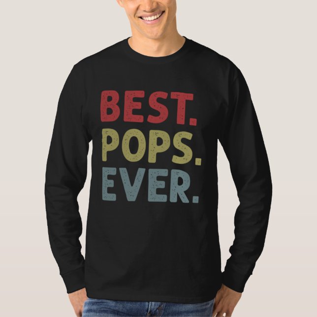 Camiseta Best Pops Ever Christmas for Grandpa from Grandkid (Anverso)