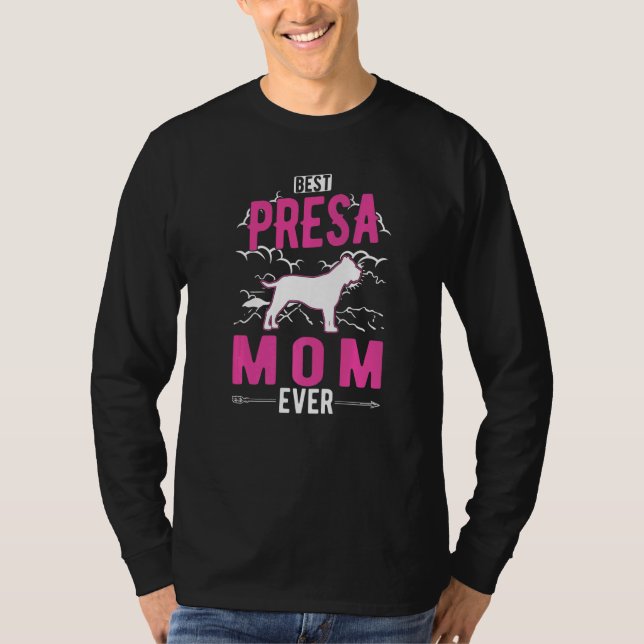 Camiseta Best Presa Canario Mom Ever   (Anverso)