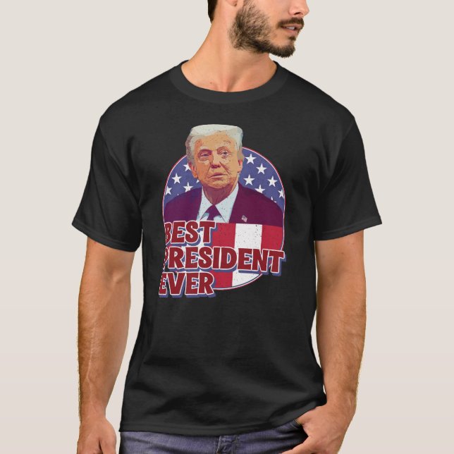 CAMISETA BEST PRESIDENT EVER (Anverso)
