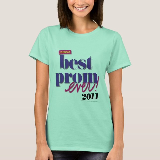 Camiseta Best Prom Ever - Purple (Anverso)