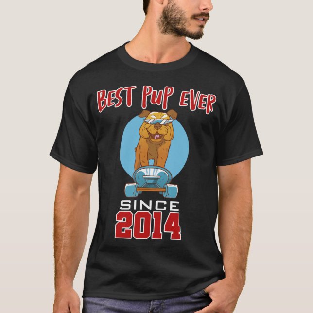 Camiseta Best pup ever since 2014 (Anverso)
