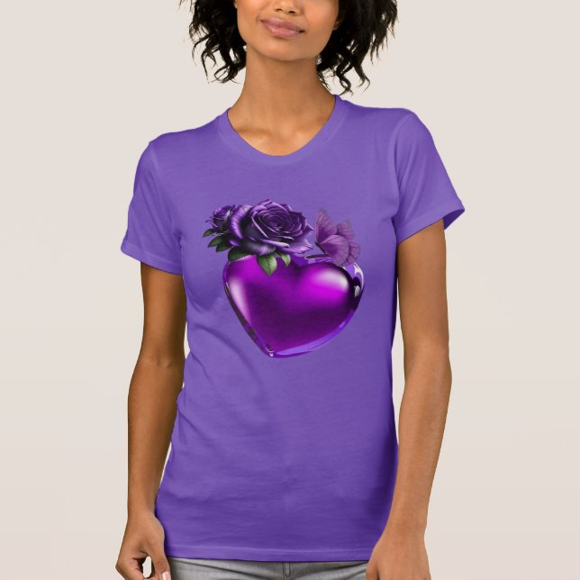 Camiseta best purple shirt (Anverso)