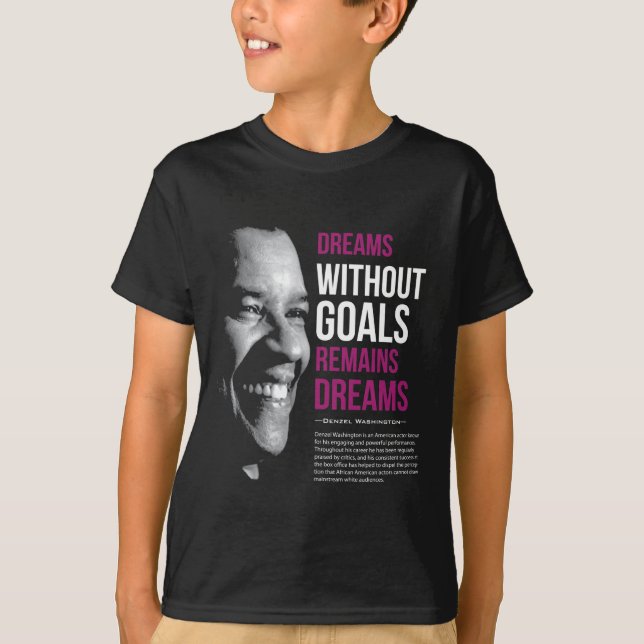 Camiseta Best Quote With Denzel Washington (Anverso)