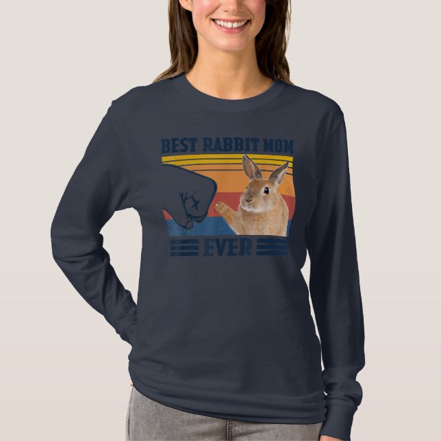 Camiseta Best Rabbit Mom Ever Mother's Day gift  (Anverso)