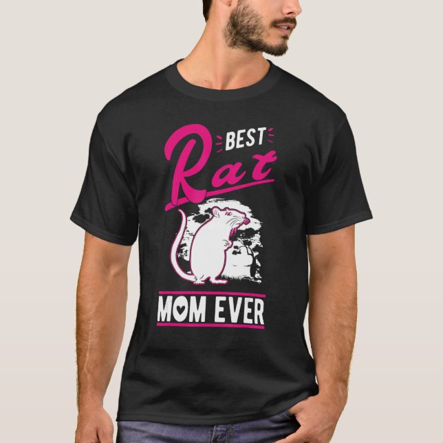 Camiseta Best Rat Mom Ever (Anverso)