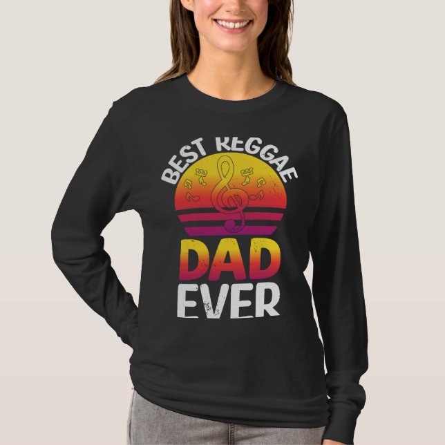 Camiseta Best Reggae Dad Ever I Rasta I Rastafari I Jamaica (Anverso)