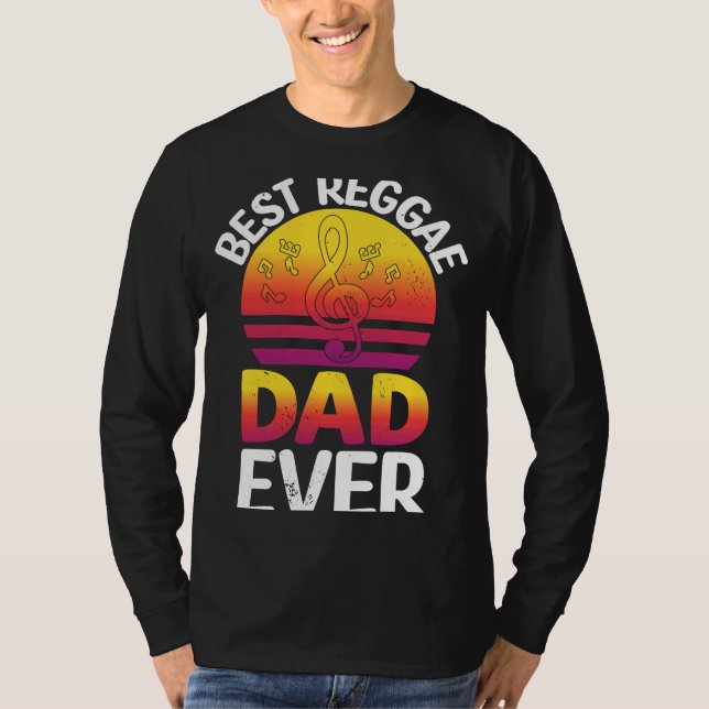 Camiseta Best Reggae Dad Ever I Rasta I Rastafari I Jamaica (Anverso)