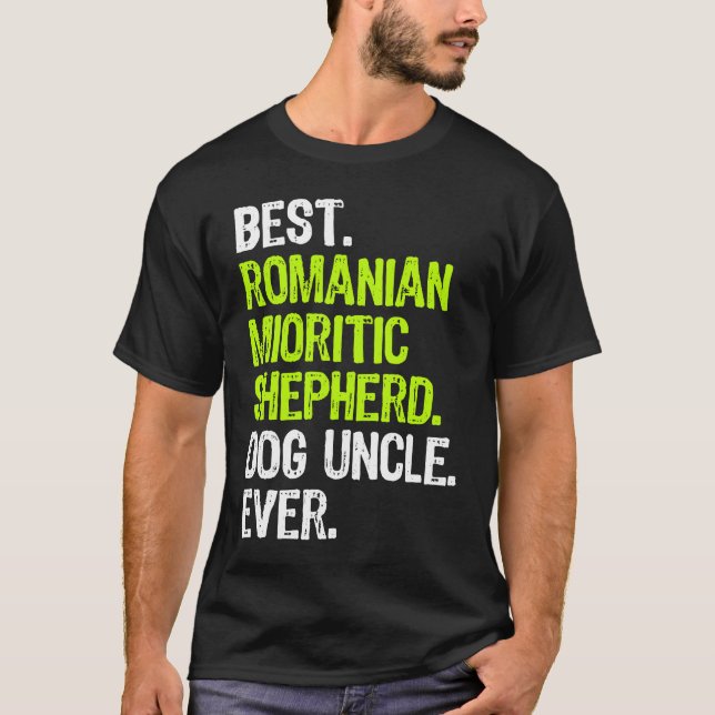 Camiseta Best Romanian Mioritic Shepherd Dog Uncle Ever (Anverso)