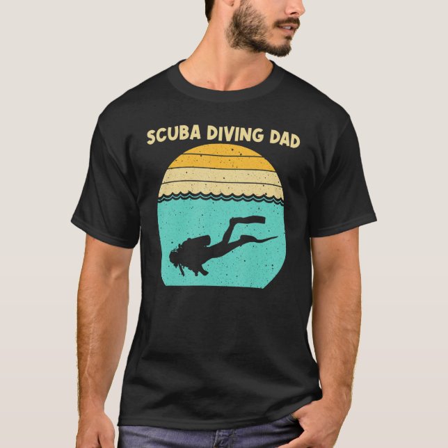 Camiseta Best Scuba Diving For Dad Men Professional Scuba D (Anverso)