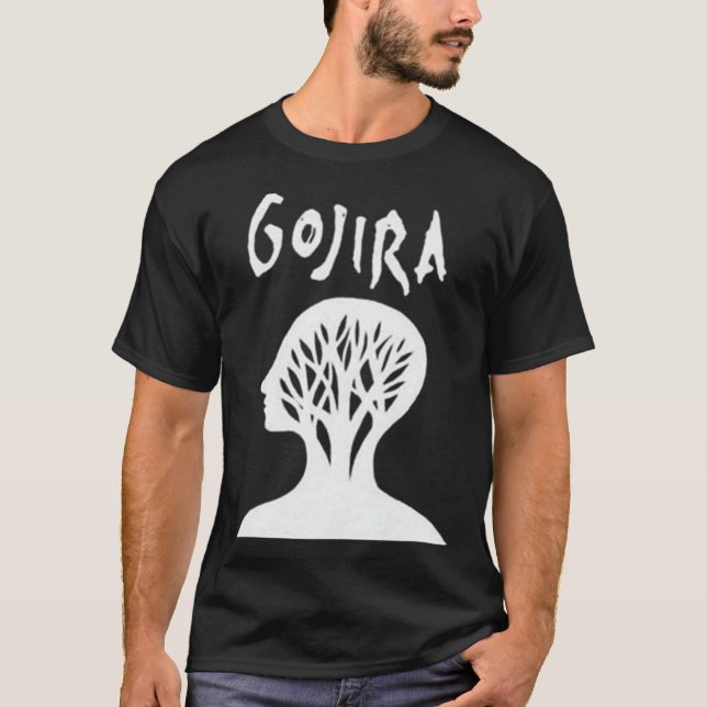 Camiseta Best Seller - Gojira band Essential T-Shirt (Anverso)