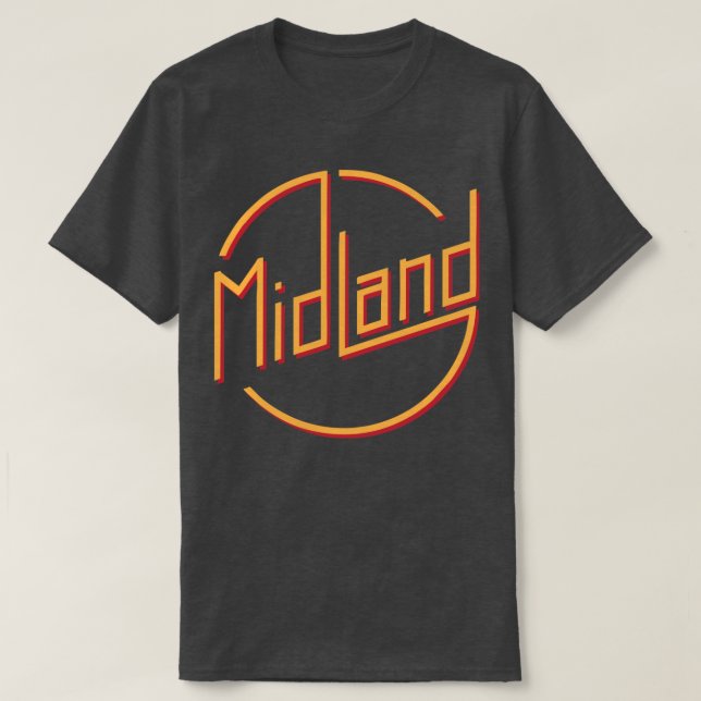Camiseta BEST SELLER midland music Merchandise (Diseño del anverso)