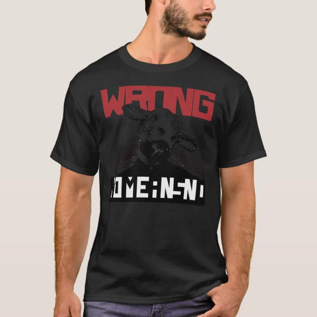 Camiseta BEST SELLER - Wrong Nomeansno Merchandise Essentia (Anverso)