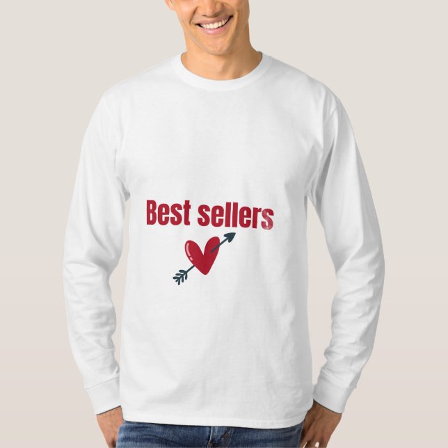 Camiseta Best Sellers Valentine Heart Arrow T-Shirt (Anverso)