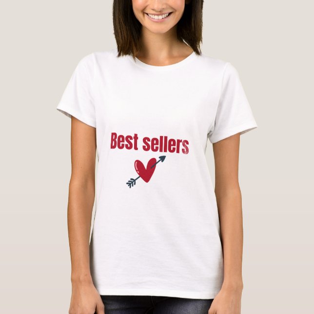 Camiseta Best Sellers Valentine Heart Arrow T-Shirt (Anverso)