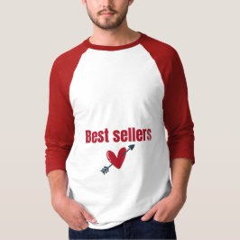 Camiseta Best Sellers Valentine Heart Arrow T-Shirt