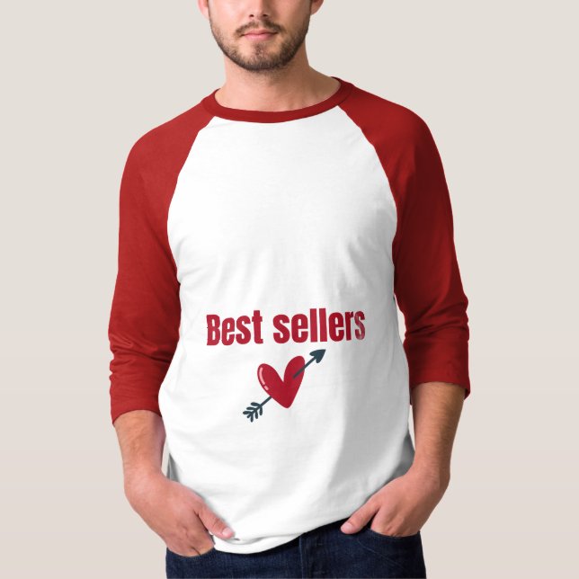 Camiseta Best Sellers Valentine Heart Arrow T-Shirt (Anverso)