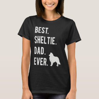 Camiseta Best Sheltie Dad Ever Mens Shetland Sheepdog Dog