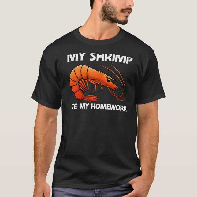 Camiseta Best Shrimp For Kids Boys Prawn Animal Seafood (Anverso)
