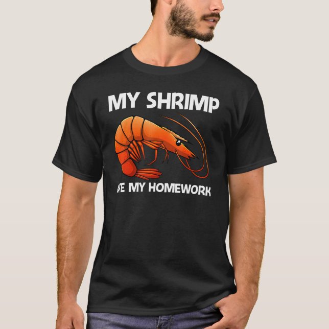 Camiseta Best Shrimp For Kids Boys Prawn Animal Seafood (Anverso)