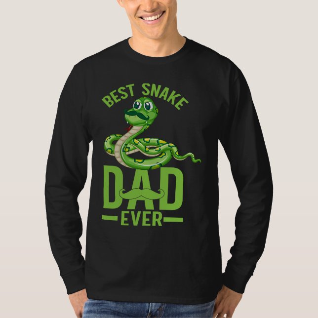 Camiseta Best Snake Dad Ever Snake Owner Snake  Snakes (Anverso)