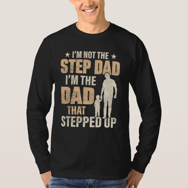 Camiseta Best Step Dad In The World is Bonus Dad (Anverso)