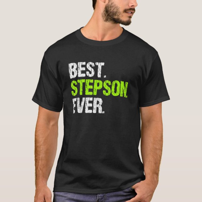 Camiseta Best Step Son Ever Cool  StepSon (Anverso)