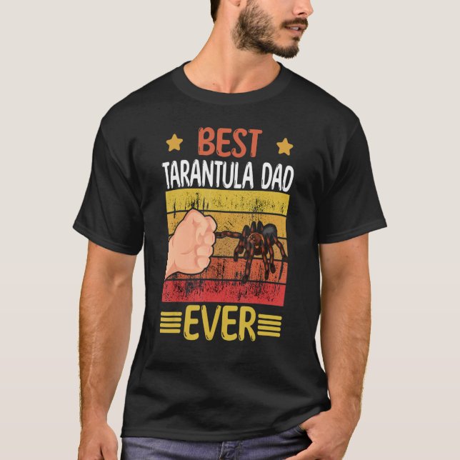 Camiseta Best Tarantula Dad  pet (Anverso)