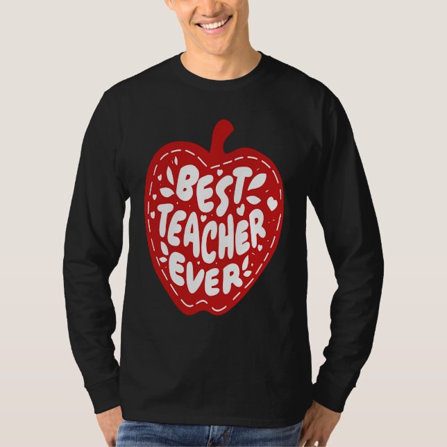 Camiseta Best Teacher Ever (Anverso)