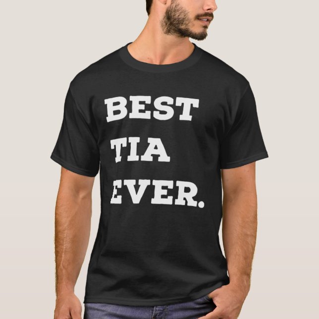 Camiseta Best Tia Ever Hispanic Latina Aunt (Anverso)