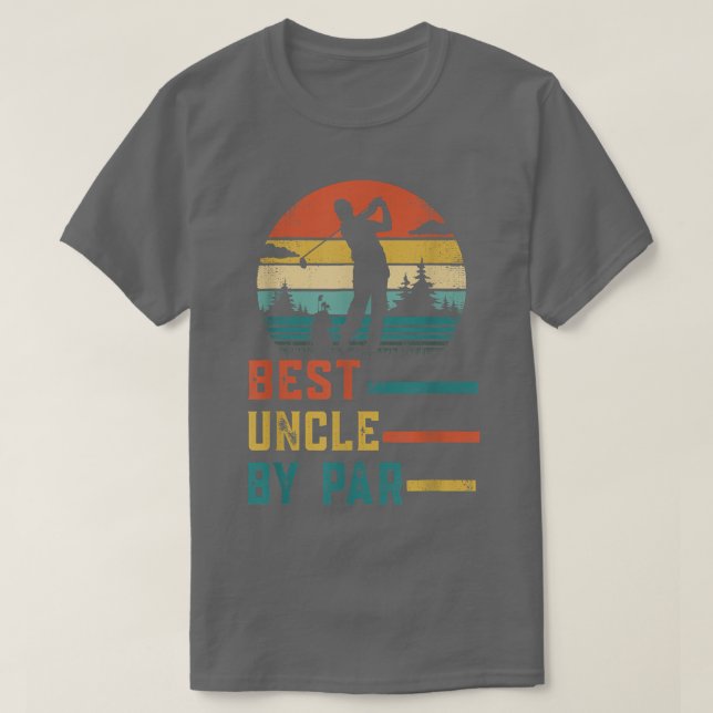 Camiseta Best Uncle By Par Daddy Father's Day Gift Golf Lov (Diseño del anverso)
