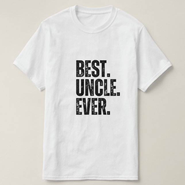Camiseta Best Uncle Ever (Diseño del anverso)