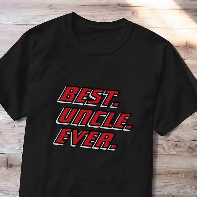 Camiseta Best Uncle Ever Modern Racing (Subido por el creador)
