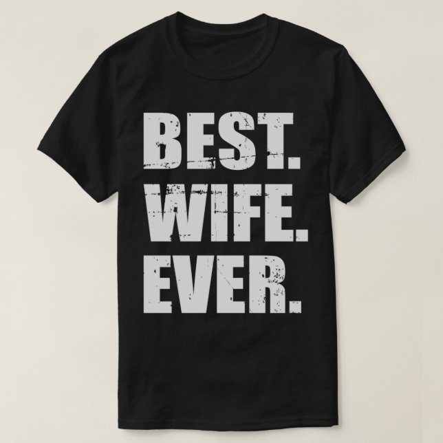 Camiseta Best wife ever Pullover  (Diseño del anverso)