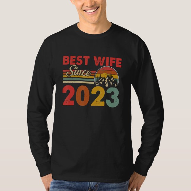 Camiseta Best Wife Since 2022 Epic Matching 1st Wedding Ann (Anverso)