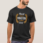 Camiseta Best Winston Ever Funny Saying First Name Winston<br><div class="desc">Winston Name Gift Father's Day Name Gift Best Winston Ever Funny Saying First Name Winston If you're looking for a great birthday gift for Winston, then you have just the thing with this name gift. With the first name Winston saying you no longer need a name tag. Great for a...</div>