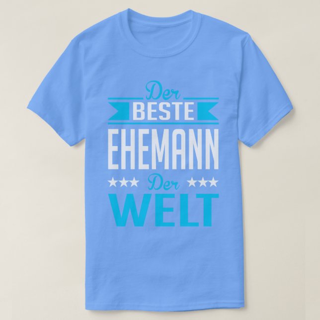 Camiseta Beste ehemann der welt white (Diseño del anverso)