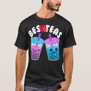 Camiseta Besteas Leche Tea Amantes Boba BFF Besties Bubble 