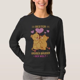 Camiseta Bester Großer Bruder Der Welt Brother Sister Lione