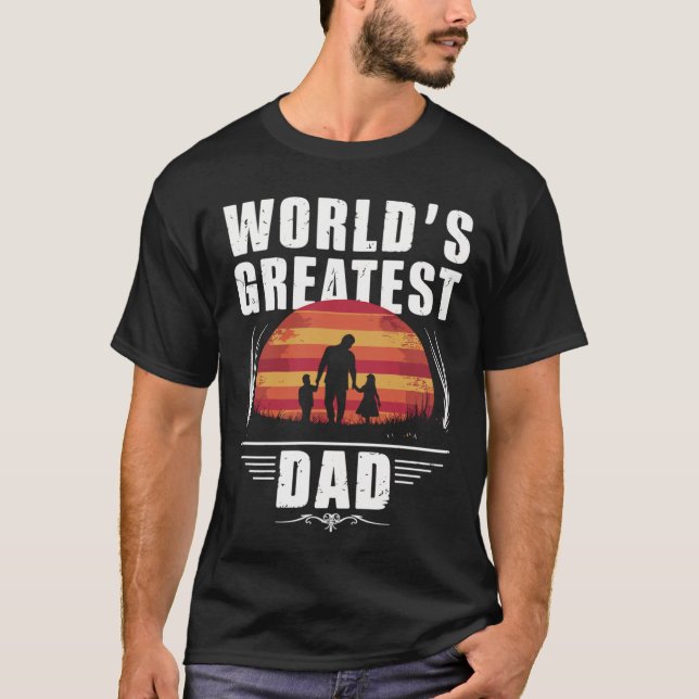 Camiseta Bester Papa der Welt (Anverso)